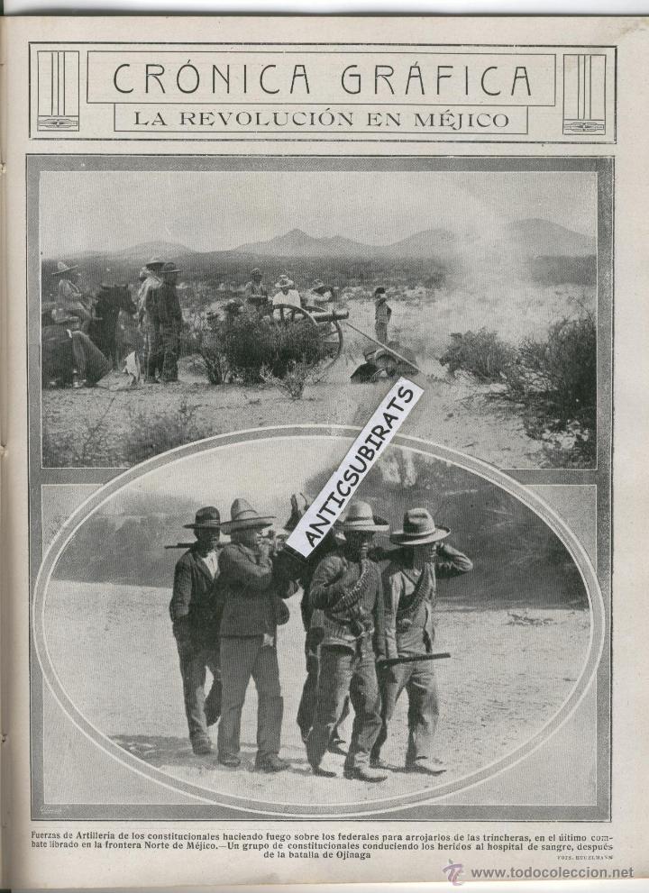 Colecionismo de Revistas e Jornais: REVISTA 1914 REVOLUCION EN MEJICO OJINAGA SALVADOR MARTINEZ CUBELLS VILLA CARLOS MENORCA