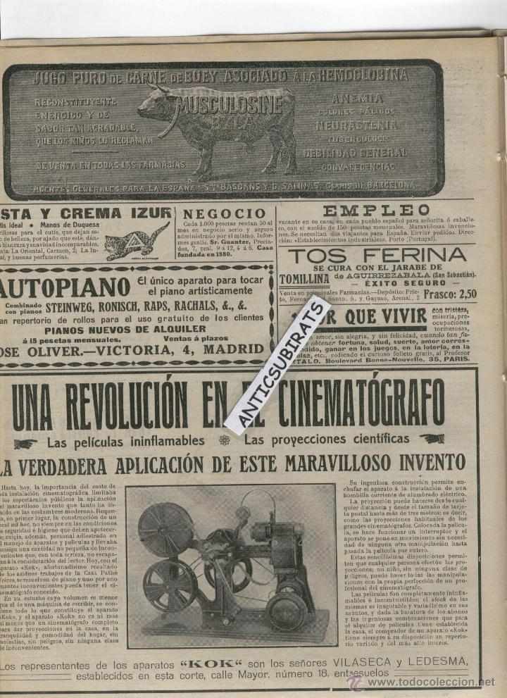 Coleccionismo de Revistas y Peri&oacute;dicos: REVISTA A&Ntilde;O 1914 MIGUEL DE UNAMUNO CINEMATOGRAFO KOK SUFRAGISTAS EN AMSTERDAM RIO MIERA CAVADA SANTA