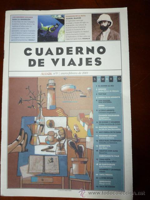 Collezionismo di Riviste e Giornali: Suplemento Cuaderno de viajes Altair n&ordm; 9