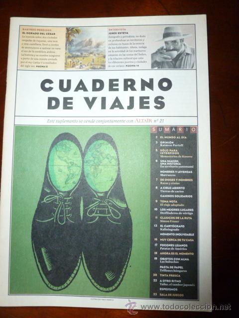 Collezionismo di Riviste e Giornali: Suplemento Cuaderno de viajes Altair n&ordm; 21