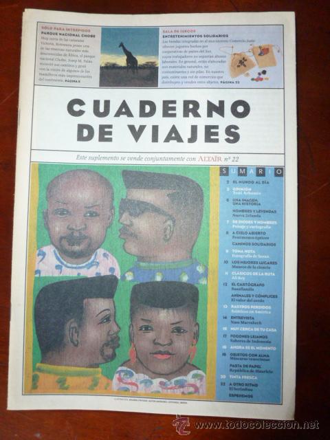 Sammeln von Zeitschriften und Zeitungen: Suplemento Cuaderno de viajes Altair n&ordm; 22