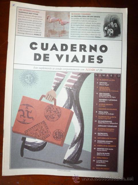 Sammeln von Zeitschriften und Zeitungen: Suplemento Cuaderno de viajes Altair n&ordm; 24