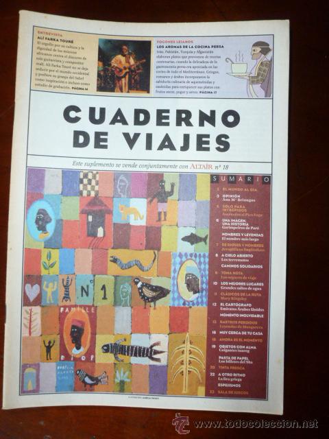 Coleccionismo de revistas y peri&oacute;dicos: Suplemento Cuaderno de viajes Altair n&ordm; 18