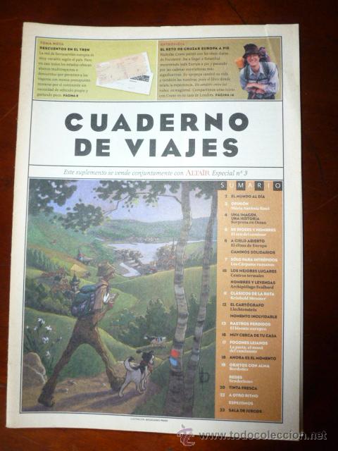 Coleccionismo de Revistas y Peri&oacute;dicos: Suplemento Cuaderno de viajes Altair Especial n&ordm; 3