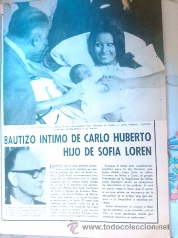 Coleccionismo de Revistas y Peri&oacute;dicos: RECORTE SOFIA LOREN