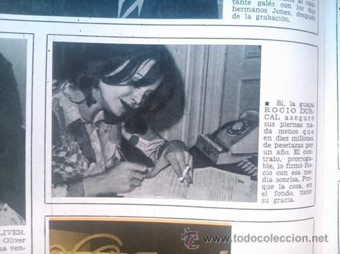 Coleccionismo de Revistas y Peri&oacute;dicos: RECORTE rocio durcal
