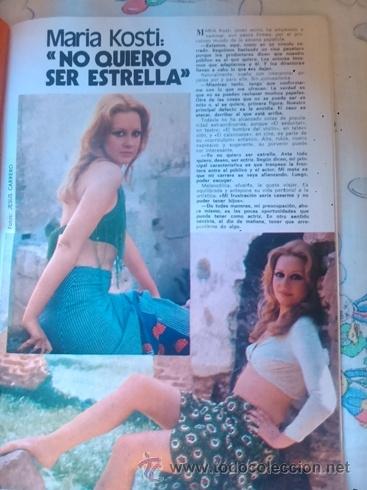 Coleccionismo de revistas y peri&oacute;dicos: RECORTE maria kosti maria kosti