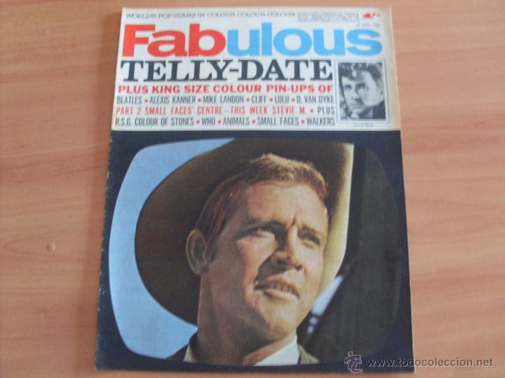 Coleccionismo de Revistas y Peri&oacute;dicos: FABULOUS MAGAZINE 30TH APRIL 1966 (BEATLES, ALEXIS KANNER, MIKE LANDON, JAGGER )(AB-2)