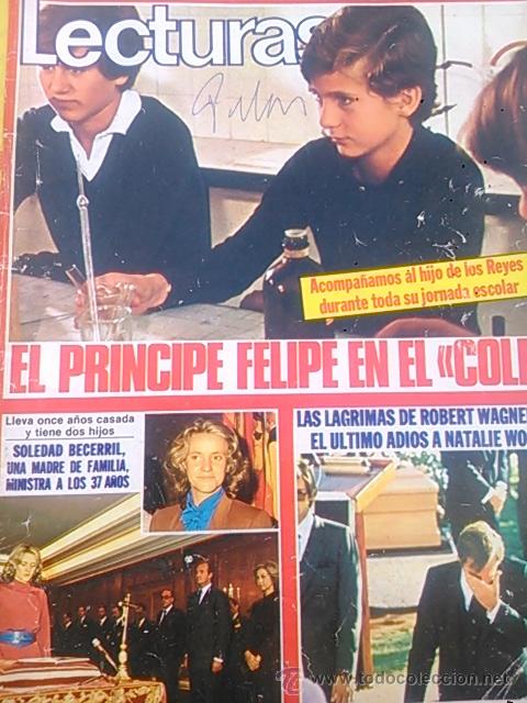 Coleccionismo de Revistas y Peri&oacute;dicos: RECORTE el principe felipe robert wagner natalie wood soledad becerril