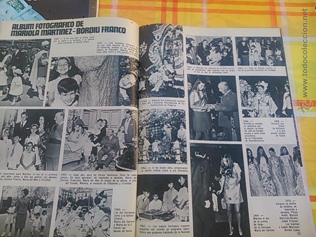Coleccionismo de Revistas y Peri&oacute;dicos: RECORTE boda mariola martinez bordiu isabel preysler carmen polo