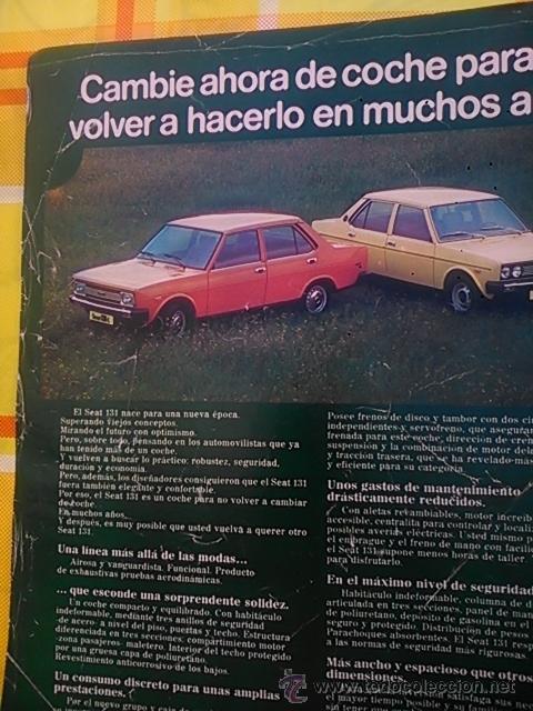 Coleccionismo de revistas y peri&oacute;dicos: RECORTE seat 131