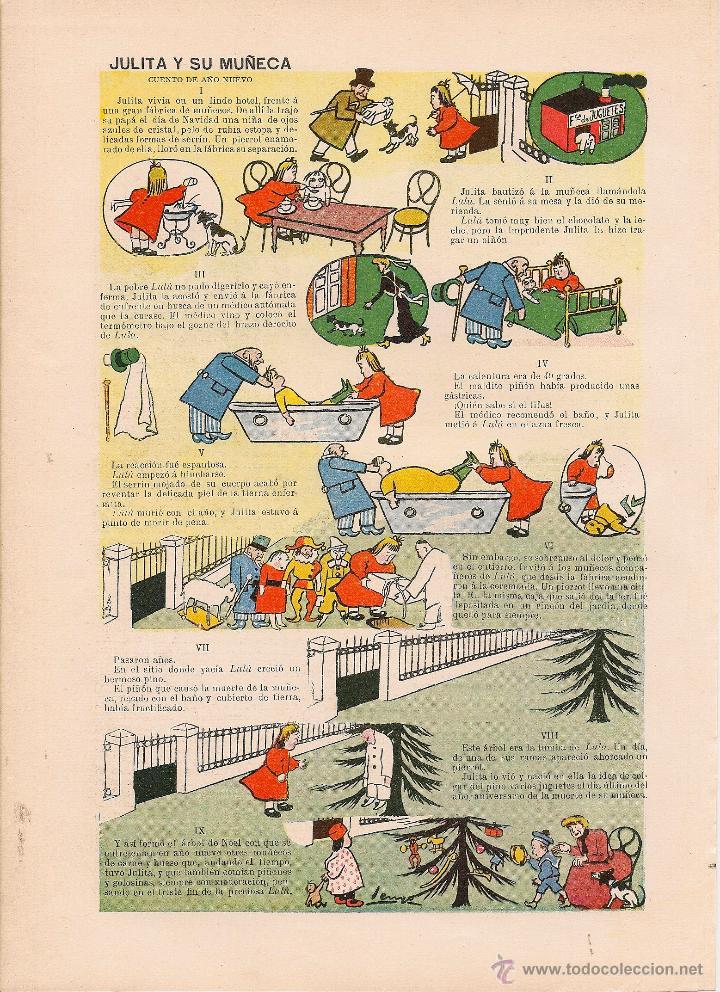 Collection Magazines and Newspapers: Julita y su mu&ntilde;eca: cuento de a&ntilde;o nuevo, reverso cuento de Reyes - 1905