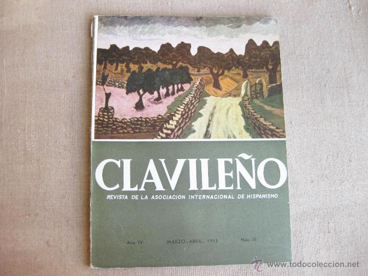 Coleccionismo de revistas y peri&oacute;dicos: REVISTA CLAVILE&Ntilde;O MARZO ABRIL DE 1953 - NUMERO 20