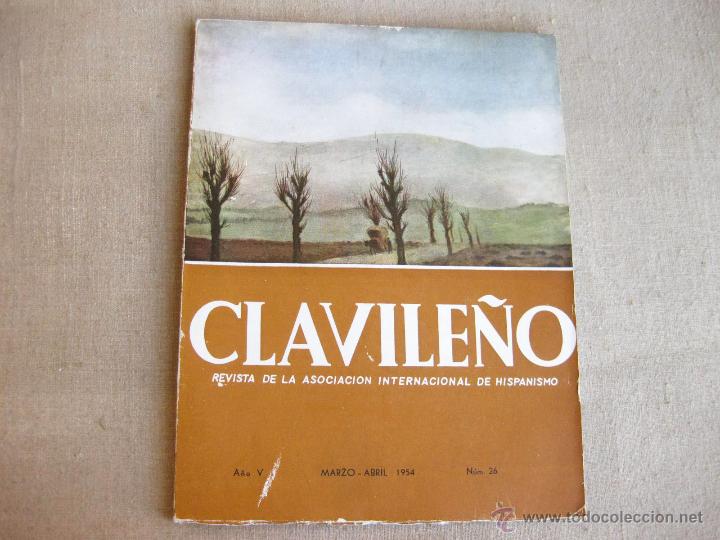 Coleccionismo de revistas y peri&oacute;dicos: REVISTA CLAVILE&Ntilde;O MARZO ABRIL DE 1954 - NUMERO 26
