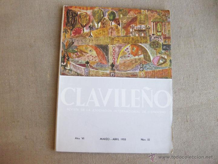Coleccionismo de revistas y peri&oacute;dicos: REVISTA CLAVILE&Ntilde;O MARZO ABRIL DE 1955 - NUMERO 32 - BUEN ESTADO