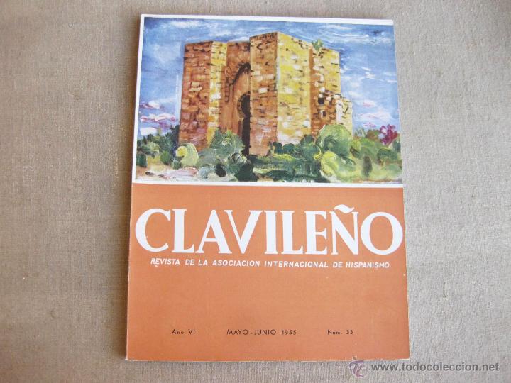 Coleccionismo de revistas y peri&oacute;dicos: REVISTA CLAVILE&Ntilde;OMAYO JUNIO DE 1955 - NUMERO 33 - BUEN ESTADO