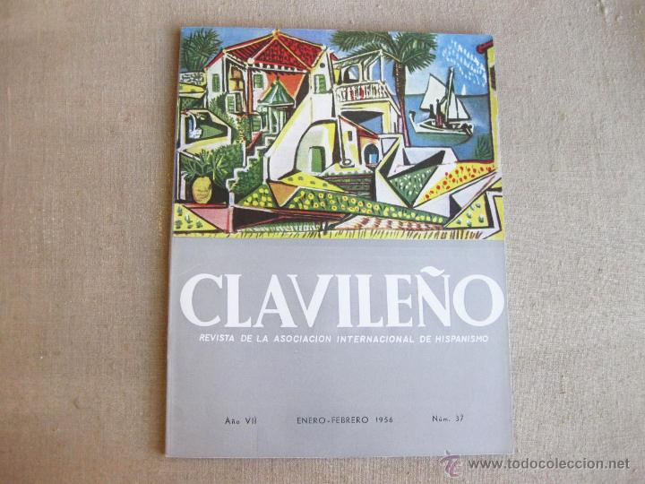 Coleccionismo de revistas y peri&oacute;dicos: REVISTA CLAVILE&Ntilde;O ENERO FEBRERO DE 1955 - NUMERO 37 - BUEN ESTADO