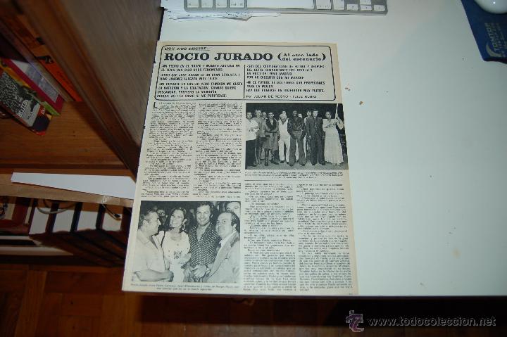 Coleccionismo de Revistas y Peri&oacute;dicos: ROC&Iacute;O JURADO ( con PEDRO CARRASCO ): Entrevista de 1974