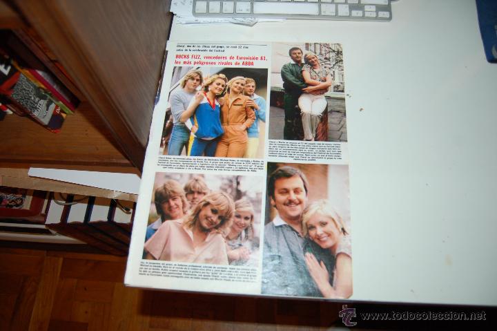 Coleccionismo de Revistas y Peri&oacute;dicos: BUCKS FIZZ: Reportaje gr&aacute;fico de los triunfadores de EUROVISI&Oacute;N 1981