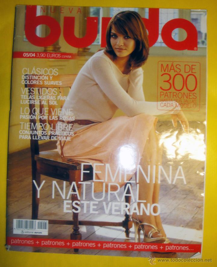 Coleccionismo de revistas y peri&oacute;dicos: Revista Burda. Mayo de 2004.