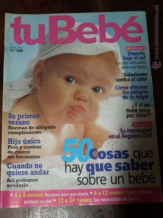 Coleccionismo de Revistas y Periódicos: REVISTA TU BEBE. Nº 100. JULIO 2001. - Foto 2 - 44864257
