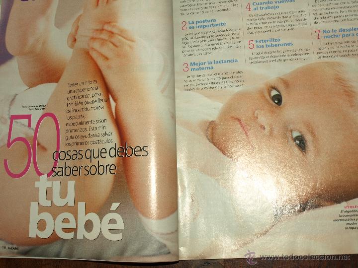 Coleccionismo de Revistas y Periódicos: REVISTA TU BEBE. Nº 100. JULIO 2001. - Foto 4 - 44864257