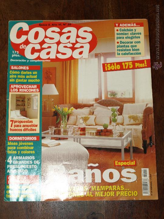 Coleccionismo de Revistas y Peri&oacute;dicos: REVISTA COSAS DE CASA. EPOCA II. A&Ntilde;O VI. N&ordm; 59