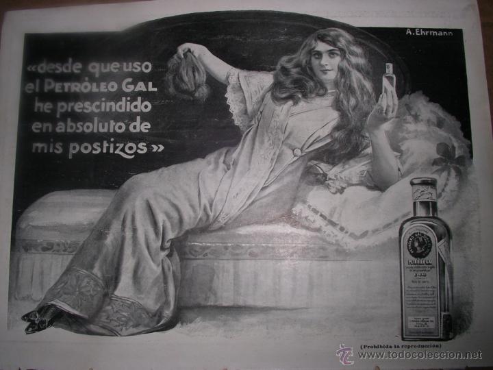 Coleccionismo de revistas y peri&oacute;dicos: Petroleo Gal. Original publicidad de revista, a&ntilde;os 20