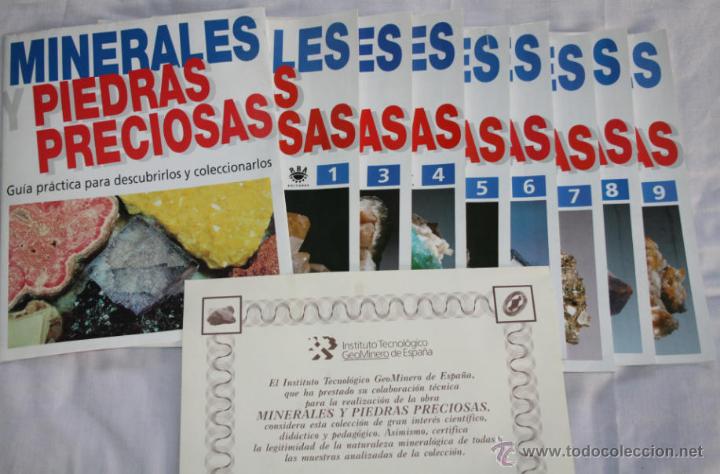 Coleccionismo de revistas y peri&oacute;dicos: LOTE DE FASCICULOS MINERALES Y PIEDRAS PRECIOSAS - VER FOTOS