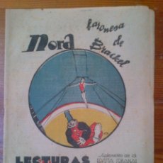Coleccionismo de Revistas y Periódicos: LECTURAS PARA TODOS, DE LA REVISTA JEROMÍN. NORA, DE LA BARONESA DE BRACKEL. DE 9 DE FEBRERO DE 1933