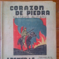 Coleccionismo de Revistas y Periódicos: LECTURAS PARA TODOS, DE LA REVISTA JEROMÍN. CORAZÓN DE PIEDRA. DE 23 DE FEBRERO DE 1933