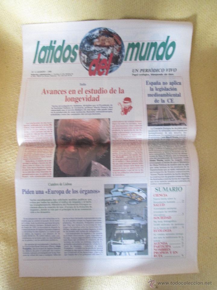 Coleccionismo de revistas y peri&oacute;dicos: LATIDOS DEL MUNDO N&ordm; 4 AGOSTO 1992