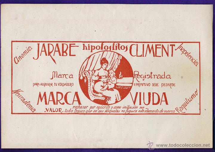 Collection Magazines and Newspapers: hoja - jarabe climent / marca viuda - rev compa&ntilde;ia trasatlantica -ver foto- revista iberica a&ntilde;o 1918