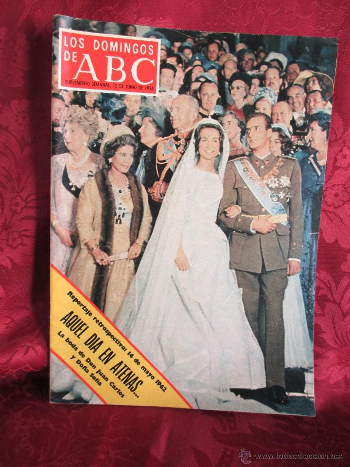 Coleccionismo de revistas y peri&oacute;dicos: LOS DOMINGOS DE ABC. 13 DE JUNIO DE 1976