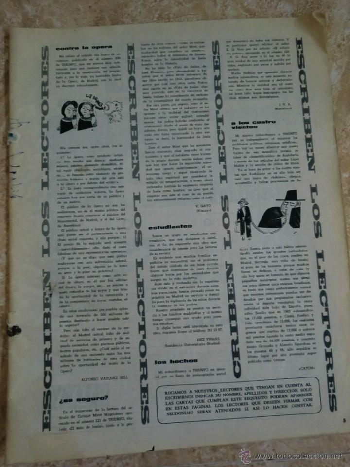 Coleccionismo de Revistas y Peri&oacute;dicos: Revista TRIUNFO N&ordm; 233, noviembre de 1966