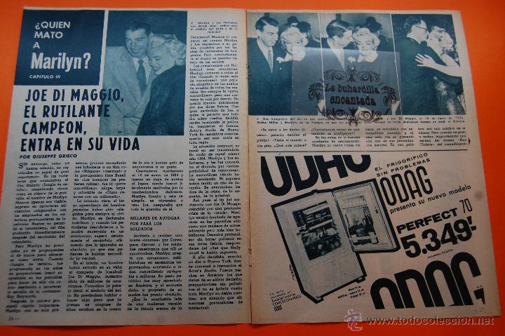 Coleccionismo de revistas y peri&oacute;dicos: ARTICULO REVISTA - QUIEN MATO A MARILYN MONROE CAPITULO III - 3 PAGINAS