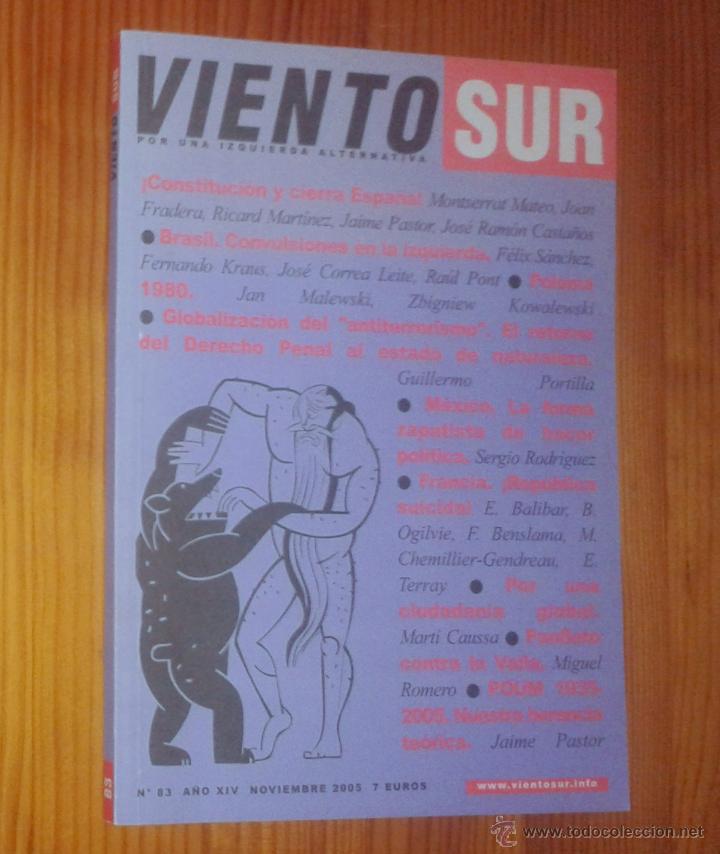 Sammeln von Zeitschriften und Zeitungen: VIENTO SUR N.&ordm; 83, 2005 (&iexcl;CONSTITUCI&Oacute;N Y CIERRA ESPA&Ntilde;A!)