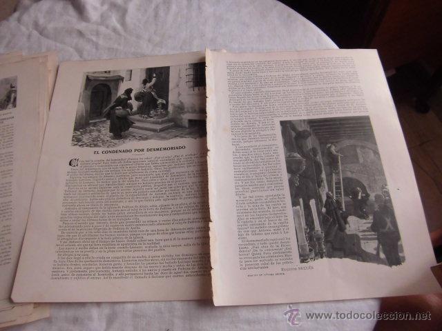 Coleccionismo de revistas y peri&oacute;dicos: EL CONDENADO DESMEMORIADO POR EUGENIO SELLES DIBUJOS DE MENDEZ BRINGHOJA REVISTA BLANCO Y NEGRO 1906