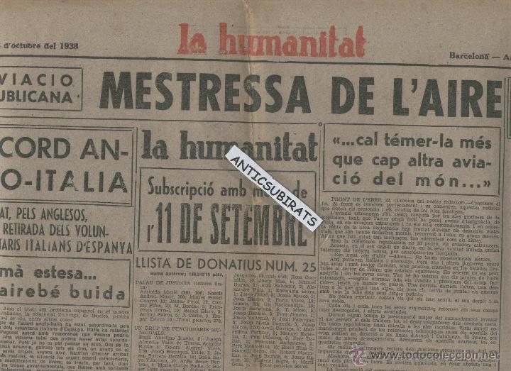 Collezionismo di Riviste e Giornali: PERIODICO A&Ntilde;O  1938 GUERRA CIVIL LA GLORIOSA AVIACION REPUBLICANA EN LA BATALLA DEL EBRO