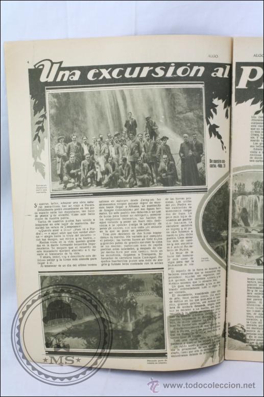 Coleccionismo de revistas y peri&oacute;dicos: Antigua Publicaci&oacute;n de 1934 - Art&iacute;culos: Pir&aacute;mides de Egipto, Faros, Piedra... - Buen Estado