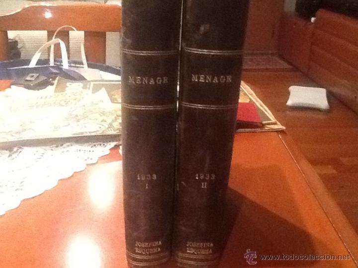 Sammeln von Zeitschriften und Zeitungen: Menaje 1933 , encuadernadas