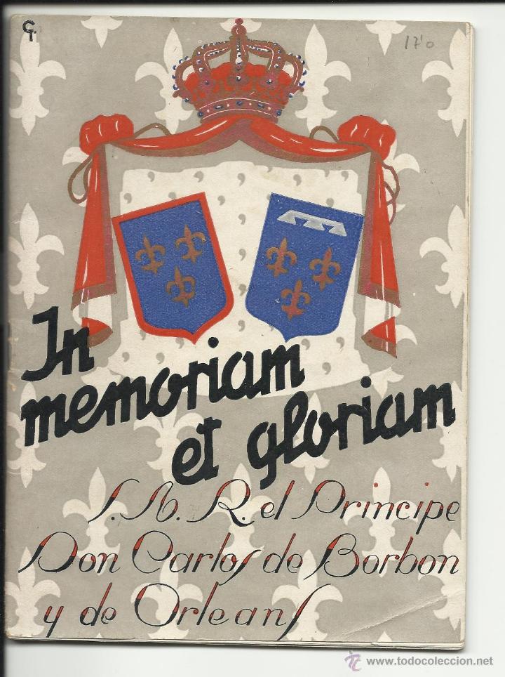 Coleccionismo de revistas y peri&oacute;dicos: In memoriam et gloriam  S.A.R. Don carlos de Borbon y Orleans, 1937