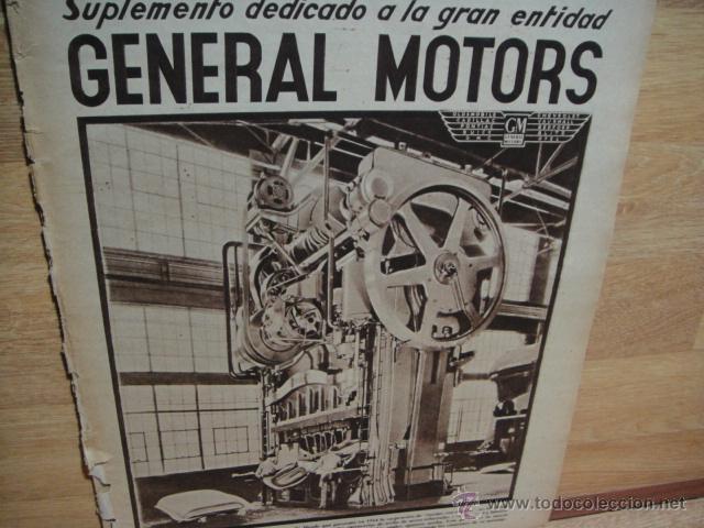 Sammeln von Zeitschriften und Zeitungen: reportaje sobre la general motors - a&ntilde;o 1935