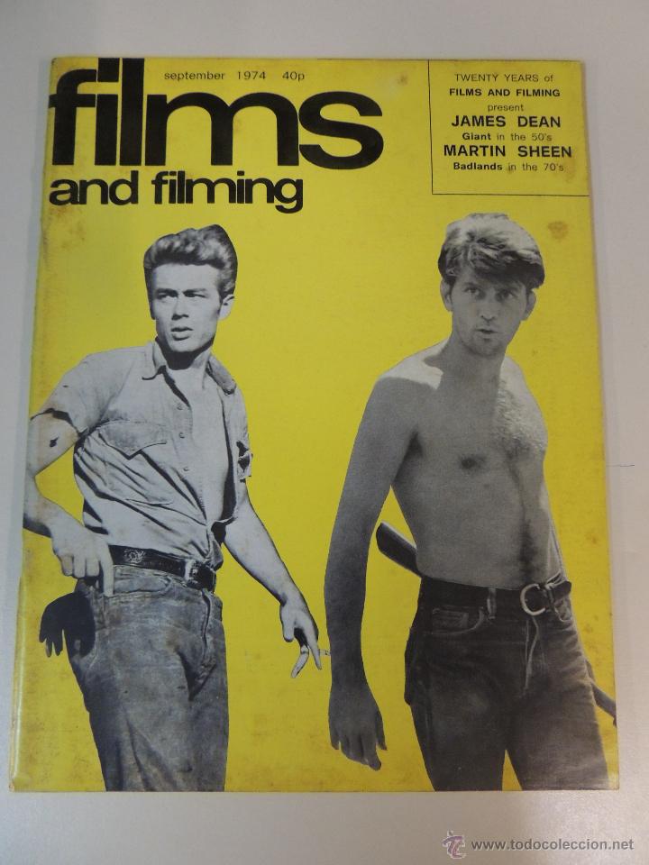 Coleccionismo de Revistas y Peri&oacute;dicos: revista films and & filming - septiembre 1974 - james dean martin sheen - malas tierras badlands