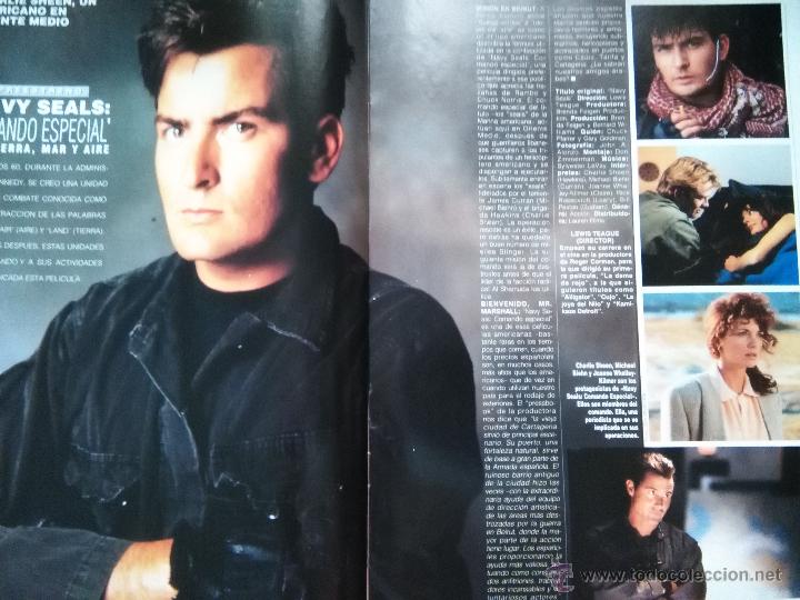 Collection Magazines and Newspapers: RECORTE charlie sheen