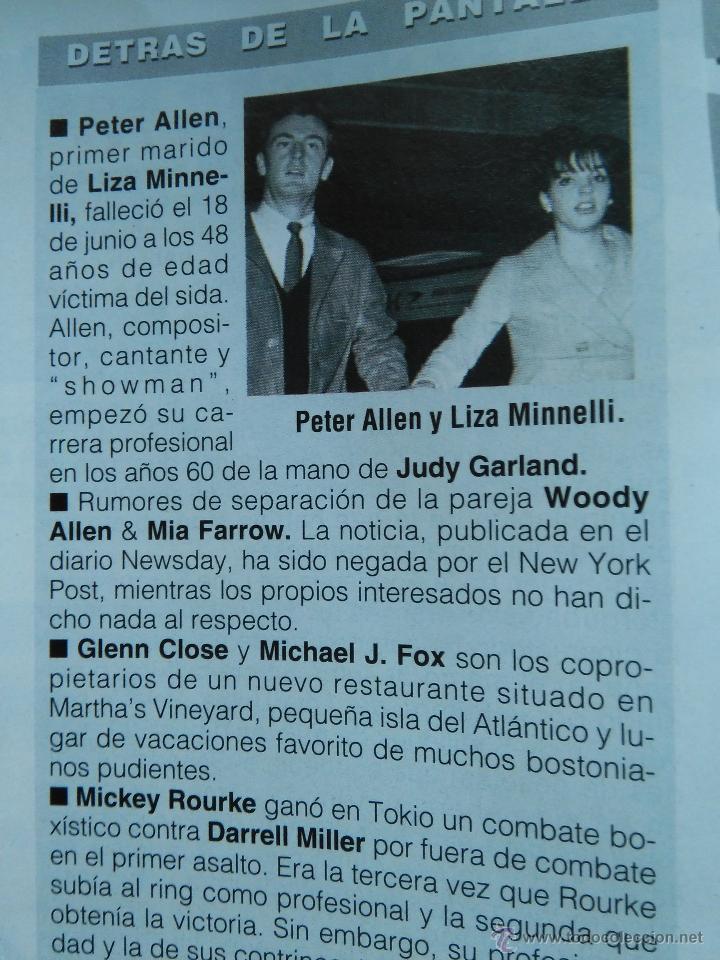 Collection Magazines and Newspapers: RECORTE liza minelli minnelli
