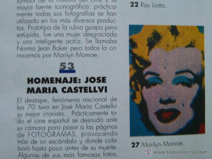 Collection Magazines and Newspapers: RECORTE marilyn monroe