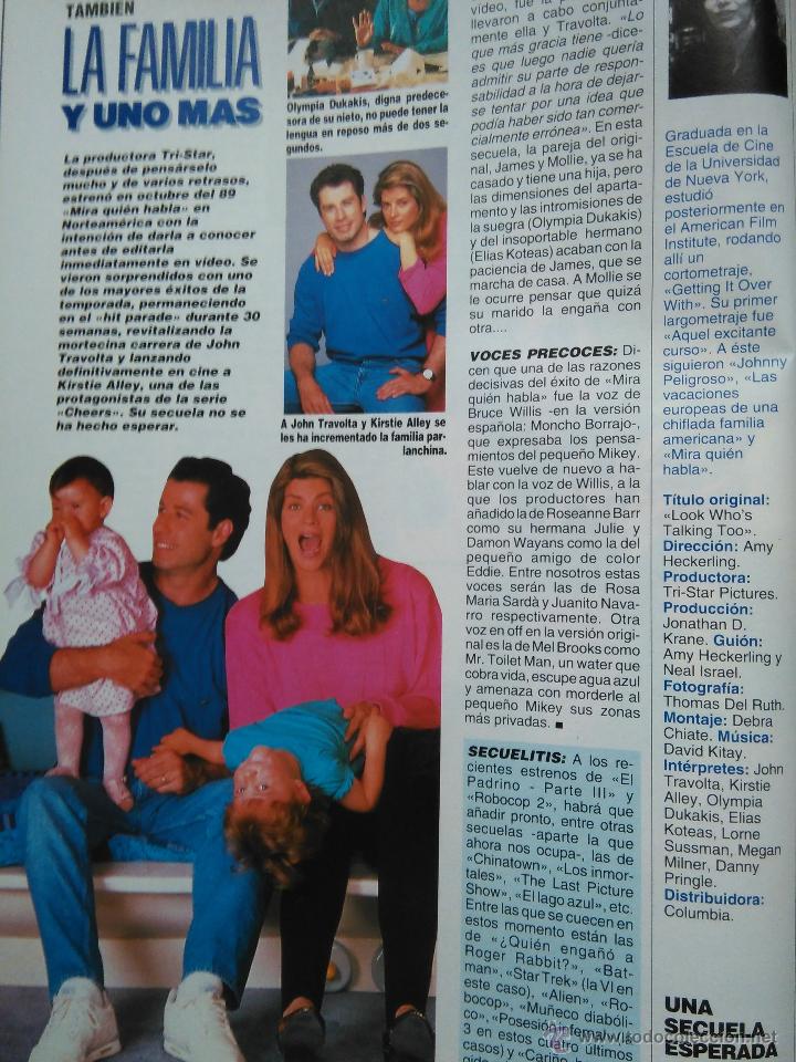 Collectionnisme de Revues et Journaux: RECORTE john travolta kirstie alley