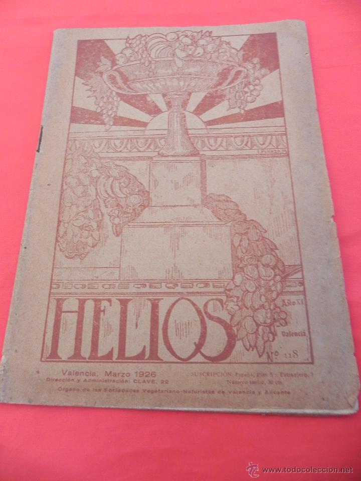 Coleccionismo de Revistas y Peri&oacute;dicos: ANTIGUA REVISTA NATURISTA HELIOS. VALENCIA. MARZO 1926. (FG00094) @
