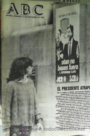 Coleccionismo de revistas y peri&oacute;dicos: ABC, 10 de noviembre de 1985